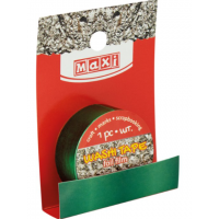 Стрічка декоративна з фольги MAXI MX62029 15мм *3м, зелена /MX62029/