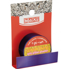 Стрічка декоративна з фольги MAXI MX62030 15мм *3м, синя /MX62030/