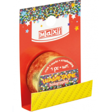 Стрічка декоративна з фольги MAXI MX62033 15мм *3м, голографічна /MX62033/