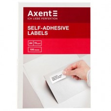 Етикетки самоклейні 16шт/А4 105х37мм AXENT 2463-A (100арк) /2463-A/