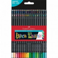 Олівці кольорові 36кол. Faber-Castell 116436 Black Edition трикутні, чорне дерево /116436/