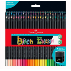 Олівці кольорові 50кол. Faber-Castell 116450 Black Edition трикутні, чорне дерево /116450/