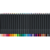 Олівці кольорові 50кол. Faber-Castell 116450 Black Edition трикутні, чорне дерево /116450/