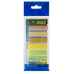 Стікер-закладки BUROMAX 45*12мм 8х25арк. 2307-99 пластикові, пастель (24) /BM.2307-99/