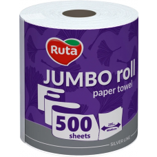 Рушники паперові RUTA  JUMBO 1шт. 2-шар. 500арк. (6)