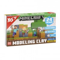 Пластилін 24кол. YES 540682 Minecraft 480г, стек /540682/