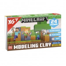 Пластилін 24кол. YES 540682 Minecraft, 480г, стек, /540682/