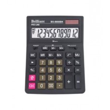 Калькулятор BRILLIANT  бухг. BS-8888BK чорний, 12розр. (155*205мм) /BS-8888BK/