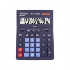 Калькулятор BRILLIANT  бухг. BS-8888DBL синій, 12розр. (155*205мм) /BS-8888DBL/