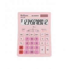 Калькулятор BRILLIANT  бухг. BS-8888PK рожевий, 12розр. (155*205мм) /BS-8888PK//