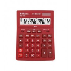 Калькулятор BRILLIANT  бухг. BS-8888RD т-червоний, 12розр. (155*205мм) /BS-8888RD/
