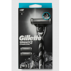 Бритва Gillette Мак3 Charcoal (2картр.)