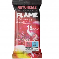 Серветки вологі NATURELLE  15шт. Flame