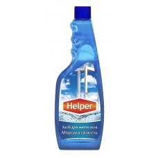 Засіб для миття скла Helper (запаска) 500мл Морська свіжість