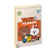 Блокнот YES А7 на гориз. спір. 80арк. Line Friends 151968 /151968/