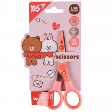 Ножиці дитячі YES 480441 13см Line Friends, з принтом на лезі /480441/