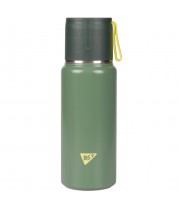 Термос YES 708207 Fusion 420мл з чашкою, зелений /708207/