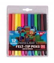 Фломастери YES 12кол. 650544 Minecraft /650544/
