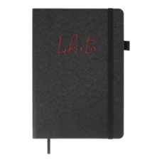Блокнот BUROMAX А5 96арк. LIBRETA 295017-01 чорний (нелінований) /BM.295017-01/