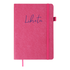 Блокнот BUROMAX А5 96арк. LIBRETA 295017-29 малиновий (нелінований) /BM.295017-29/