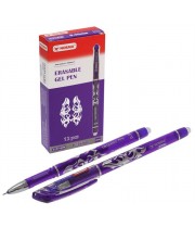 Ручка гелева NORMA 3177N Erasable 0,38мм "пиши-стирай" фіолетова (12) /3177-07N/