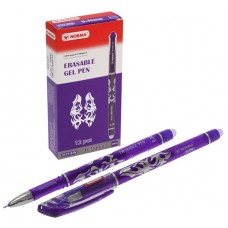 Ручка гелева NORMA 3177N Erasable 0,38мм "пиши-стирай" фіолетова (12) /3177-07N/