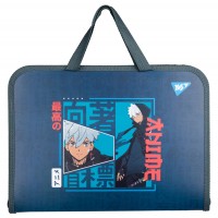 Папка для зошитів YES 492247 Anime В4, на блискавці з 2-ма ручками, пластик /492247/
