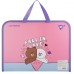 Папка для зошитів YES 492239 Line Friends.Choco and Cony В4, на блискавці з 2-ма ручками, пластик /492239/