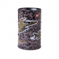 Підставка для ручок YES 708097 Military, метал. (бочка) /708097/