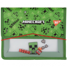 Папка для зошитів YES 492208 Minecraft.Creeper В5, на резинці пластикова /492208/