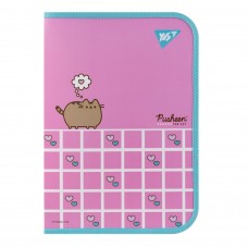 Папка для зошитів YES 492222 Pusheen.Hearts А4, на блискавці пластикова, з внутр. кишенею /492222/