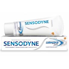 Зубна паста Sensodyne 75мл Швидка дія. Відбілююча