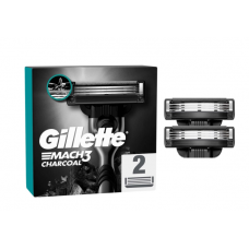 Леза запас. Gillette Мак3 Charcoal 2шт.