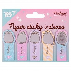 Стікер-закладки YES 55x22мм 5х20арк. 170417 паперові, Pusheen (24) (170417)