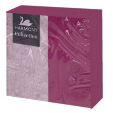 Серветки паперові стол. HARMONY 20шт. Colour Collection 050C33-3, 3-шара, т.-рожеві