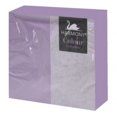 Серветки паперові стол. HARMONY 20шт. Colour Collection 025CN33-3, 3-шара, лавандові