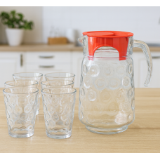 Кувшин Pasabahce Spejs 98678 1,65л +6 стаканов 200мл д/води