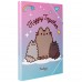 Папка для ручної праці А4 YES 500236 Pusheen, ламінований картон на гумках /500236/