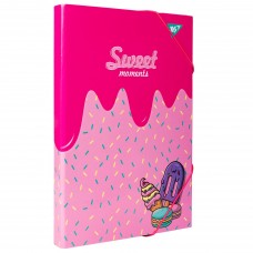 Папка для ручної праці А4 YES 500237 Sweet Cream, ламінований картон на гумках /500237/
