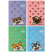 Блокнот ZiBi KIDS Line А5 на спір. 64арк. CUTE pattern 12153, асорті (8) /ZB.12153/