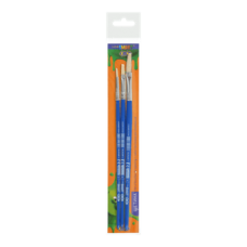 Пензлики у наборі  3шт. ZiBi 6965BFR-2 щетина (кр. №3, пл. №6,9) /ZB.6965BFR-2/