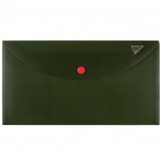Папка на кнопці А6 YES 492269 Fusion, т.-зелена (10) /492269/