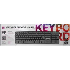 Клавіатура DEFENDER HB-520 Element USB Black /45529/
