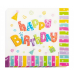 Серветки паперові стол. MAXI 446100 33*33см 20шт. 2-шара, Happy Birthday /MX446100/
