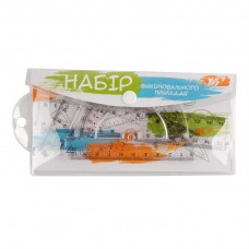 Набір лінійок 15см YES 370512 (4пр.) в ПВХ чохлi /370512/