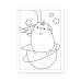 Розмальовка YES "Pusheen", 6арк. /742918/
