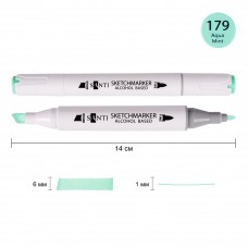 Маркер спиртовий SANTI Professional SA-179 світло-м'ятний