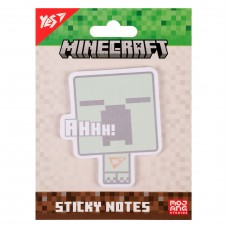 Папір з липким шаром Yes фігурний Minecraft Creeper 40 аркушів