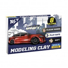 Пластилін Yes Drift King 8 кольорів 160 г