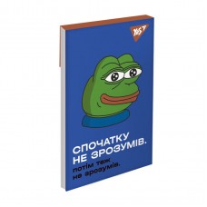 Блокнот YES А7 Frog 48 аркушів клітинка